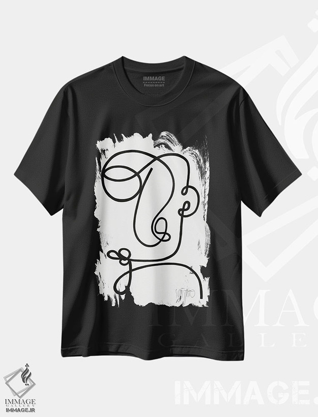 تیشرت طرح دار مرد باهوش تر، تزئینی اثر آنتونی اسکوییزاتو | فروشگاه ایماژ