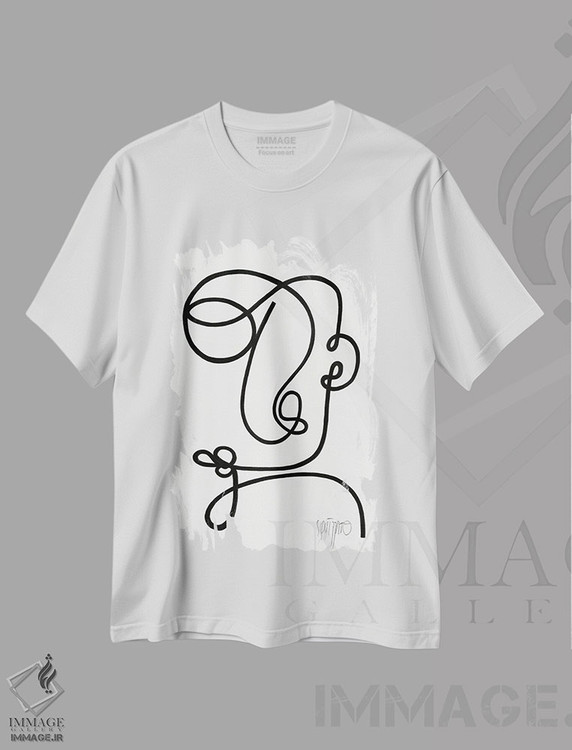 تیشرت طرح دار مرد باهوش تر، تزئینی اثر آنتونی اسکوییزاتو | immage.ir
