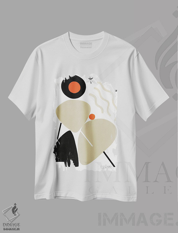 تیشرت طرح دار مرد سنگی برده شده با باد اثر آنتونی اسکوییزاتو | immage.ir