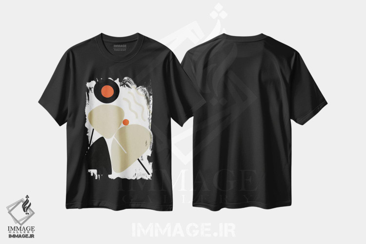 تیشرت طرح دار مرد سنگی برده شده با باد اثر آنتونی اسکوییزاتو | فروشگاه ایماژ