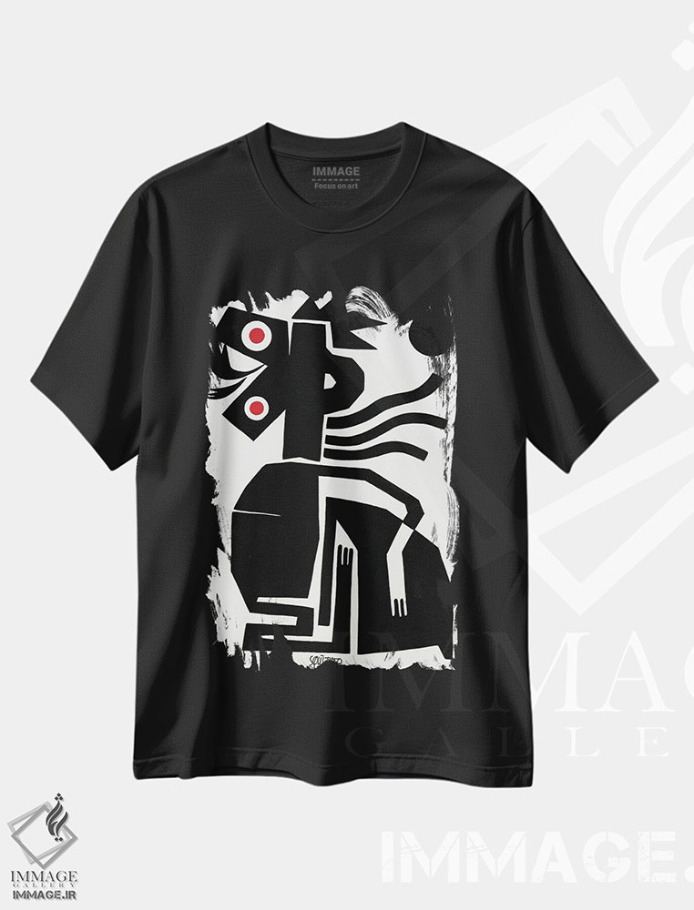 تیشرت طرح دار پادشاه ساز اثر آنتونی اسکوییزاتو | فروشگاه ایماژ