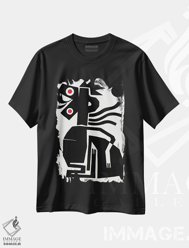 تیشرت طرح دار پادشاه ساز اثر آنتونی اسکوییزاتو | فروشگاه ایماژ