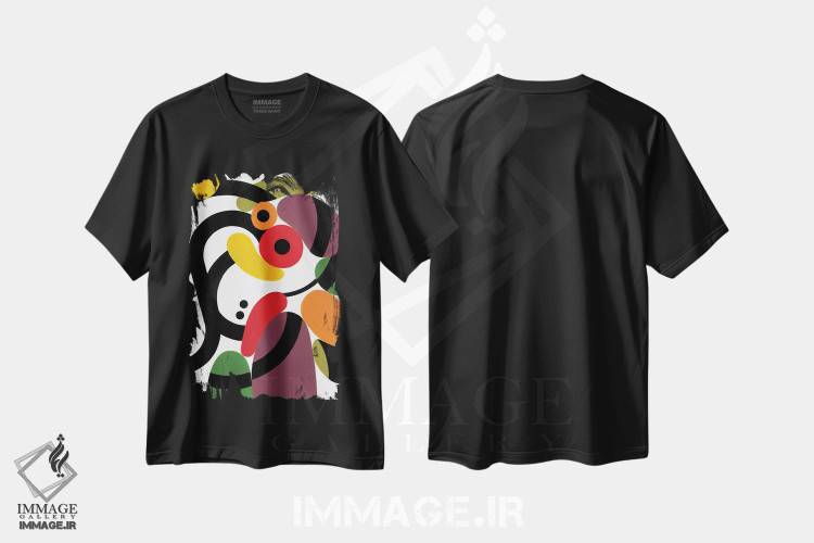 تیشرت طرح دار جلی جو اثر آنتونی اسکوییزاتو | فروشگاه ایماژ