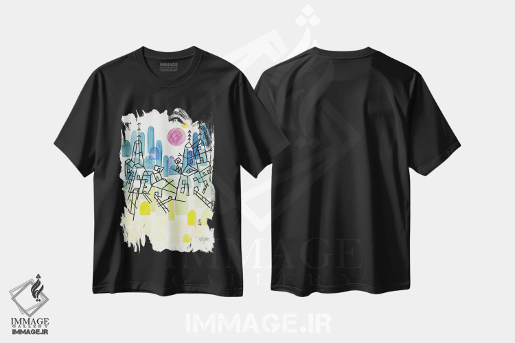 تیشرت طرح دار زندگی جنگلی اثر آنتونی اسکوییزاتو | فروشگاه ایماژ