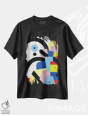 تیشرت طرح دار جو رنگین کمان سیاه اثر آنتونی اسکوییزاتو | فروشگاه ایماژ
