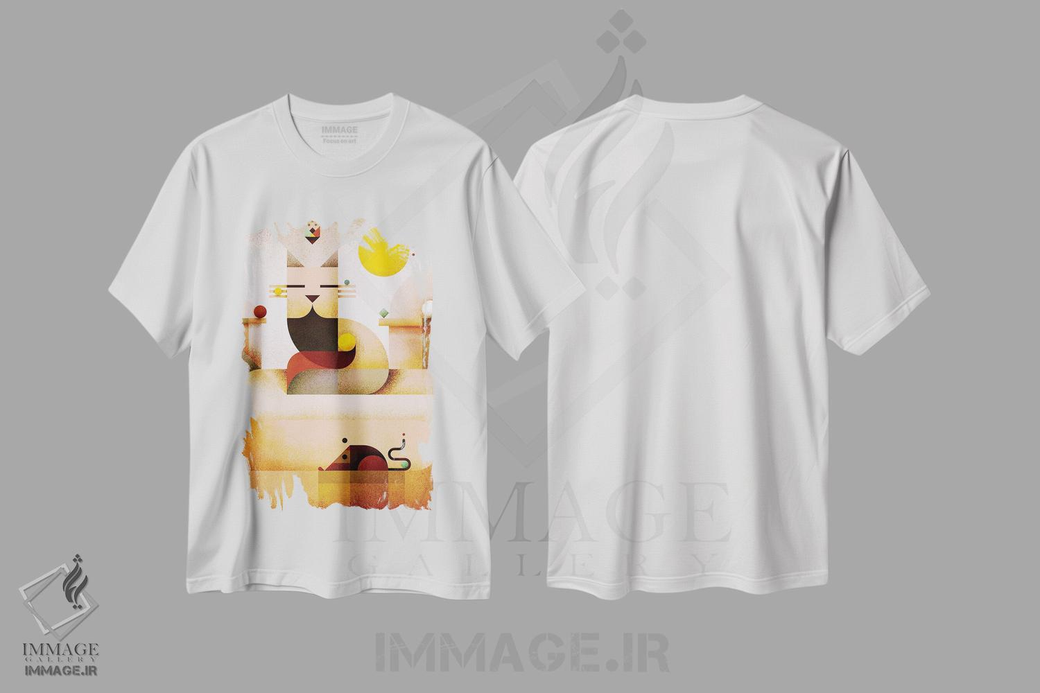تیشرت طرح دار استاد ذن، هنر دیجیتال اثر آنتونی اسکوییزاتو | immage.ir