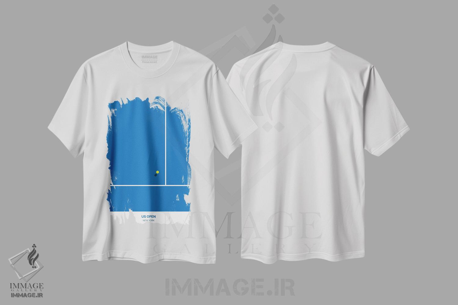 تیشرت طرح دار یو اس اوپن، تزئینی اثر آوی سیکس | immage.ir