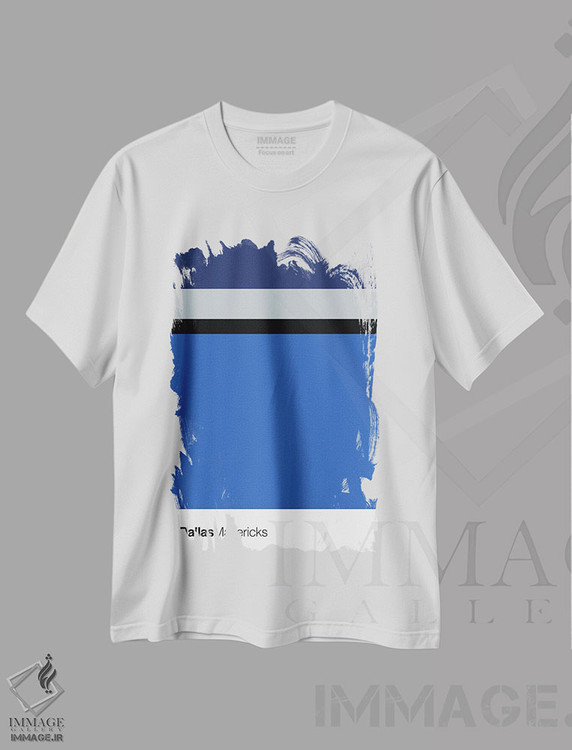 تیشرت طرح دار بسکتبال دالاس ماوریکس، تزئینی اثر آوی سیکس | immage.ir