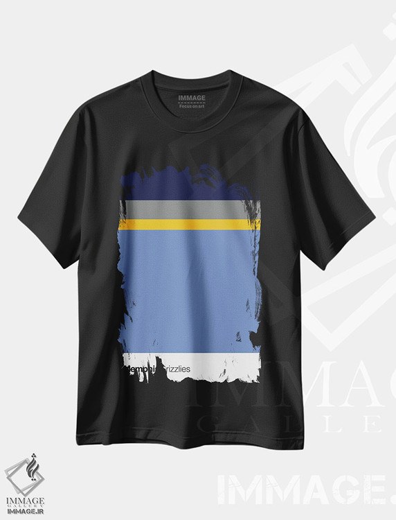 تیشرت طرح دار بسکتبال ممفیس گریزلیز، تزئینی اثر آوی سیکس | فروشگاه ایماژ