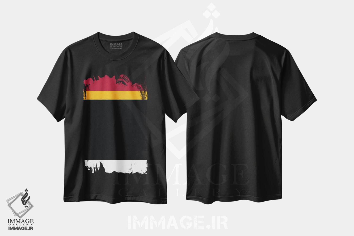 تیشرت طرح دار بسکتبال میامی هیت، تزئینی اثر آوی سیکس | فروشگاه ایماژ