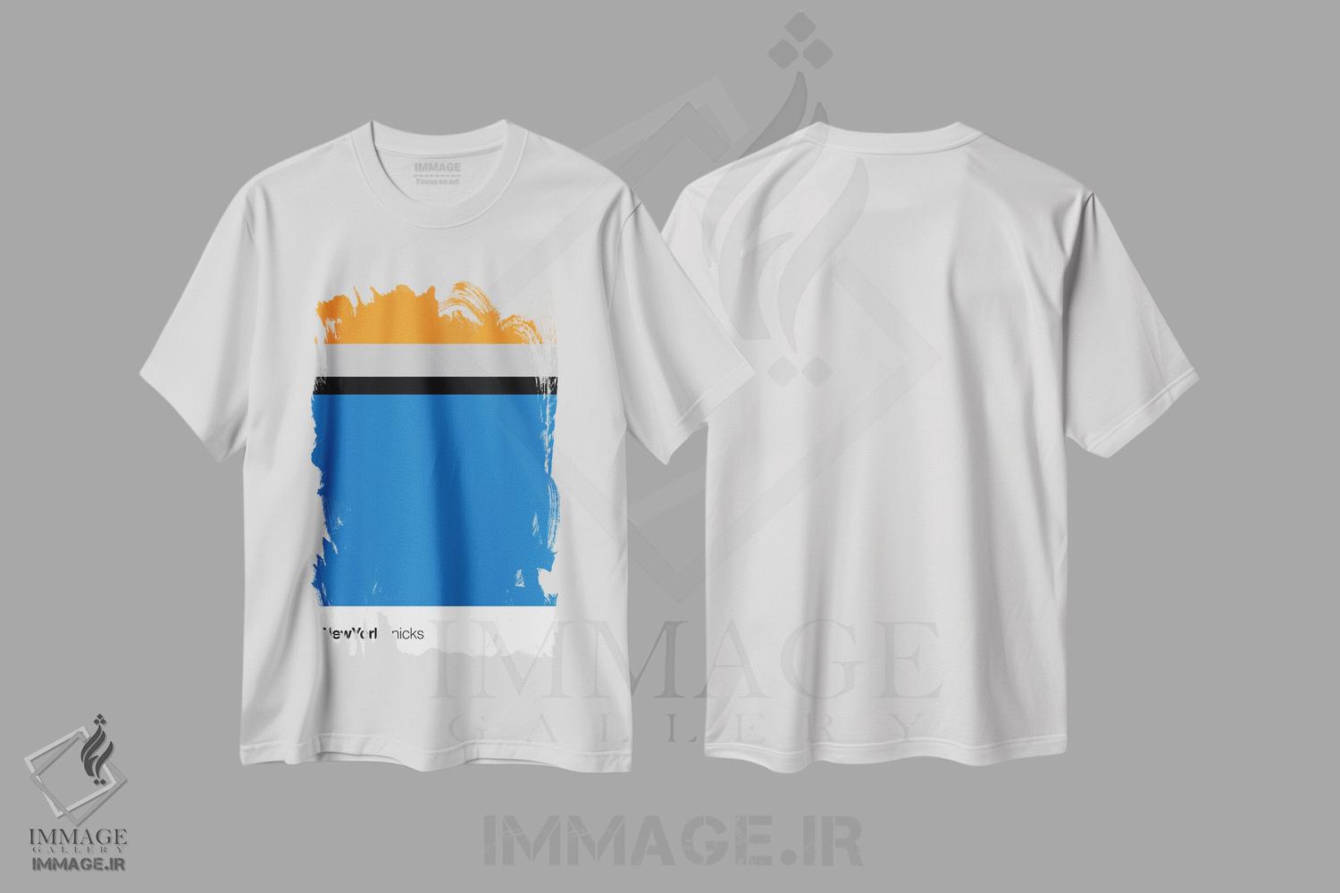 تیشرت طرح دار بسکتبال نیویورک نیکس، تزئینی اثر آوی سیکس | immage.ir