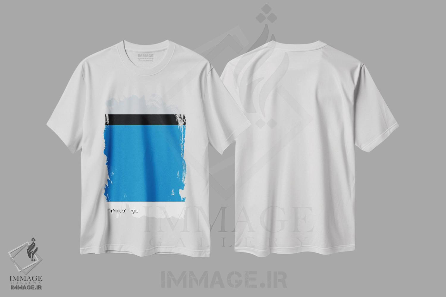 تیشرت طرح دار بسکتبال اورلاندو مجیک، تزئینی اثر آوی سیکس | immage.ir