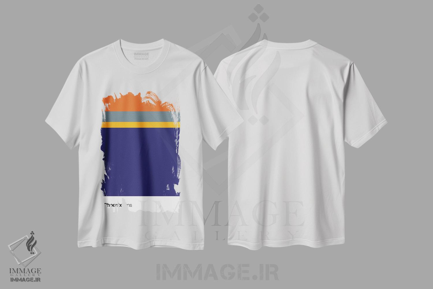 تیشرت طرح دار بسکتبال فینیکس سانز، تزئینی اثر آوی سیکس | immage.ir