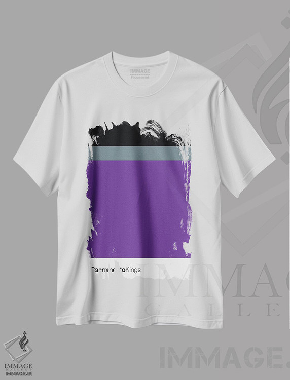 تیشرت طرح دار بسکتبال ساکرامنتو کینگز، تزئینی اثر آوی سیکس | immage.ir