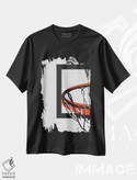 تیشرت طرح دار حلقهٔ بسکتبال، تزئینی اثر آوی سیکس | فروشگاه ایماژ