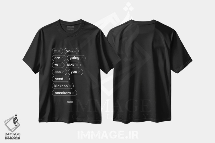 تیشرت طرح دار کتانی های شگفت انگیز، تایپوگرافی اثر آوی سیکس | فروشگاه ایماژ