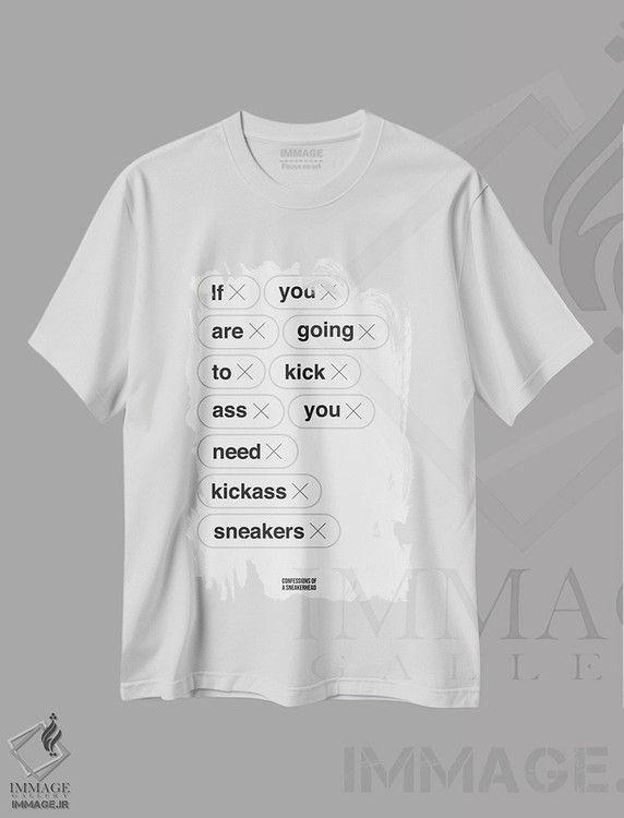 تیشرت طرح دار کتانی های شگفت انگیز، تایپوگرافی اثر آوی سیکس | immage.ir