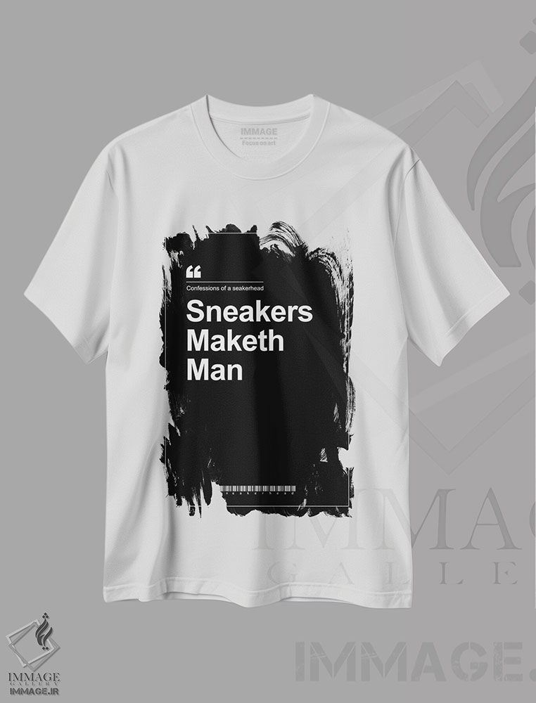 تیشرت طرح دار کتانی شخصیت می سازد، تایپوگرافی اثر آوی سیکس | immage.ir