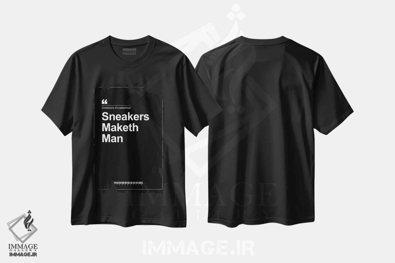 تیشرت طرح دار کتانی شخصیت می سازد، تایپوگرافی اثر آوی سیکس | فروشگاه ایماژ