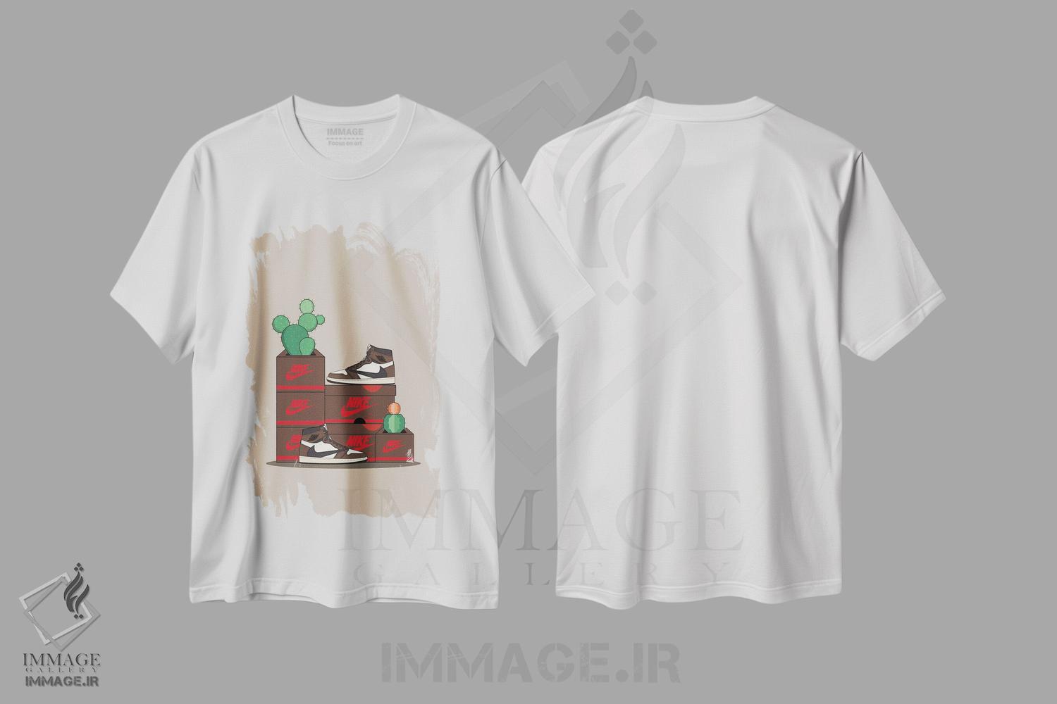 تیشرت طرح دار تراویس اسکات کاکتوس جک، تزئینی اثر آوی سیکس | immage.ir