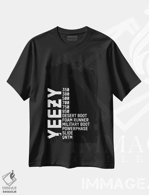 تیشرت طرح دار یزی، تایپوگرافی اثر آوی سیکس | فروشگاه ایماژ