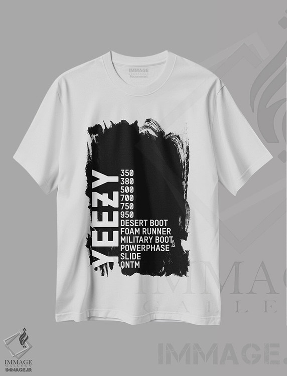 تیشرت طرح دار یزی، تایپوگرافی اثر آوی سیکس | immage.ir