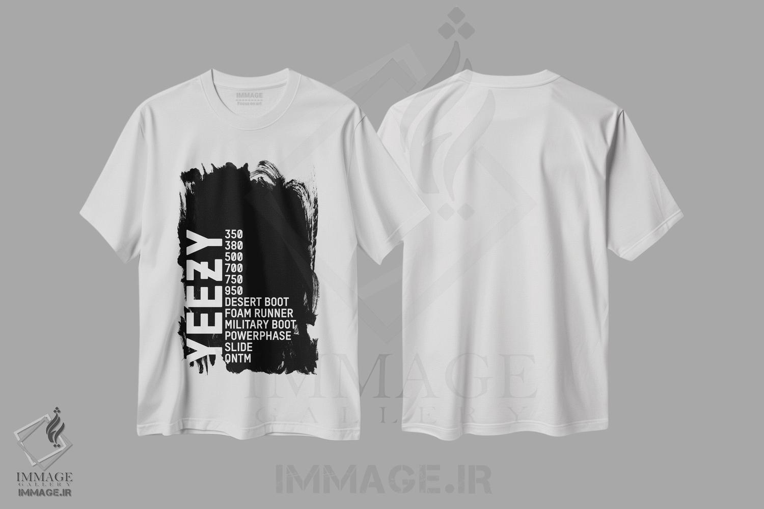 تیشرت طرح دار یزی، تایپوگرافی اثر آوی سیکس | immage.ir