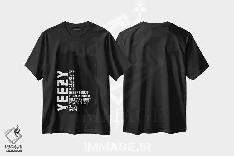 تیشرت طرح دار یزی، تایپوگرافی اثر آوی سیکس | فروشگاه ایماژ