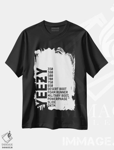 تیشرت طرح دار یزی، تایپوگرافی اثر آوی سیکس | فروشگاه ایماژ