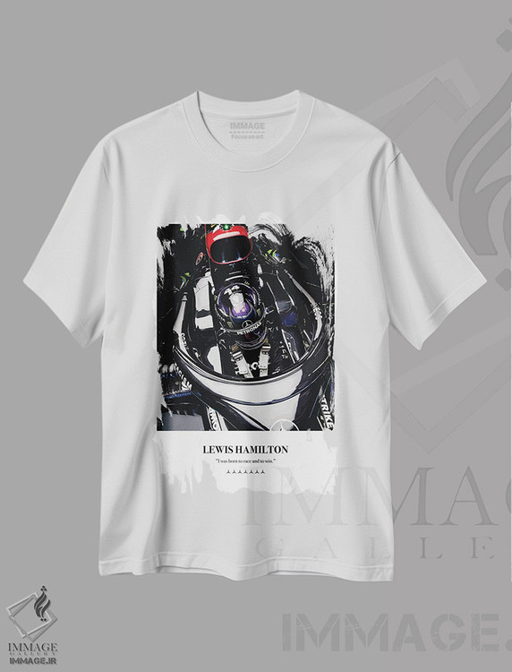 تیشرت طرح دار کابین لوئیس همیلتون، هنر دیجیتال اثر آوی سیکس | immage.ir