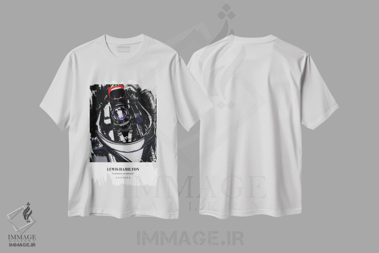 تیشرت طرح دار کابین لوئیس همیلتون، هنر دیجیتال اثر آوی سیکس | immage.ir