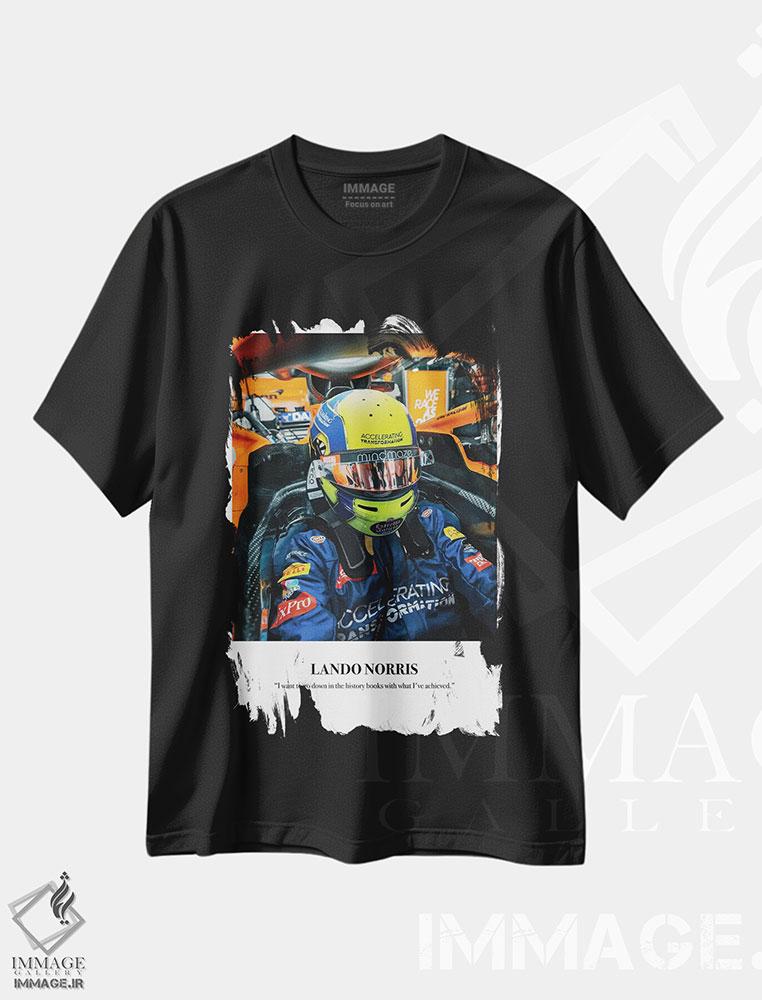 تیشرت طرح دار کابین لاندو نوریس، هنر دیجیتال اثر آوی سیکس | فروشگاه ایماژ