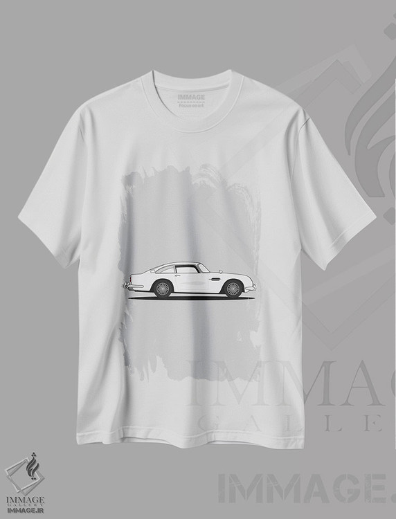 تیشرت طرح دار آستون مارتین DB5، هنر دیجیتال اثر آوی سیکس | immage.ir