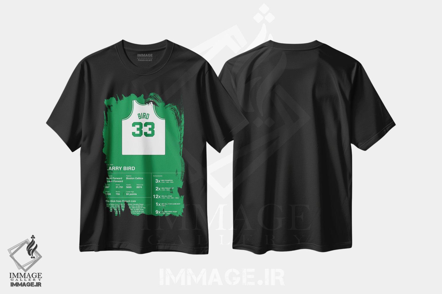 تیشرت طرح دار آمار حرفه ای لری برد، هنر دیجیتال اثر آوی سیکس | فروشگاه ایماژ