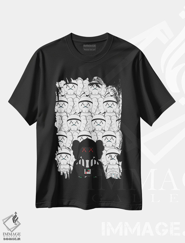 تیشرت طرح دار ستاره کاوز، هنر دیجیتال اثر آوی سیکس | فروشگاه ایماژ