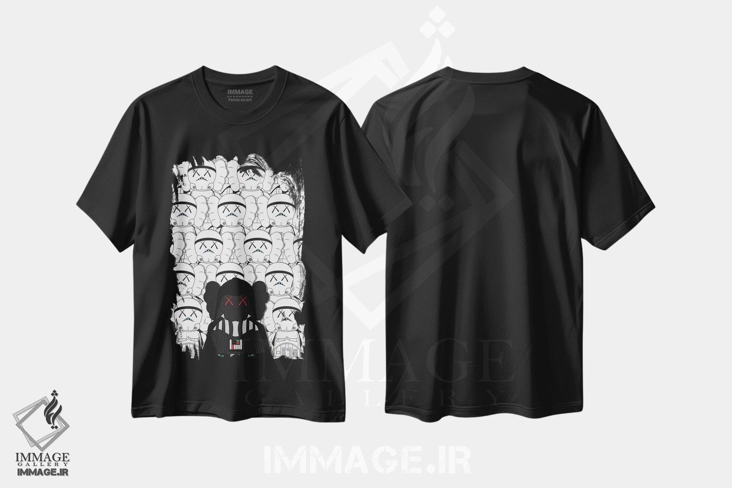 تیشرت طرح دار ستاره کاوز، هنر دیجیتال اثر آوی سیکس | فروشگاه ایماژ
