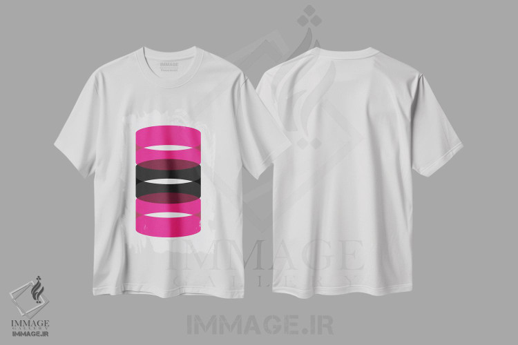 تیشرت طرح دار استوانه ها اثر آوی سیکس | immage.ir