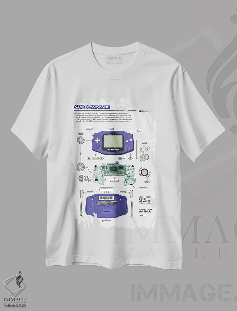 تیشرت طرح دار گیم بوی ادونس بازشده، تزئینی اثر آوی سیکس | immage.ir