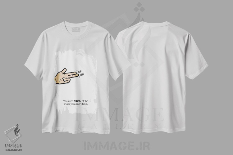 تیشرت طرح دار شوت کن، هنر دیجیتال اثر آوی سیکس | immage.ir