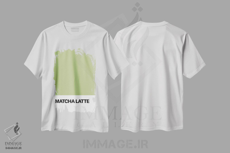 تیشرت طرح دار لاته ماچا، تزئینی اثر آوی سیکس | immage.ir