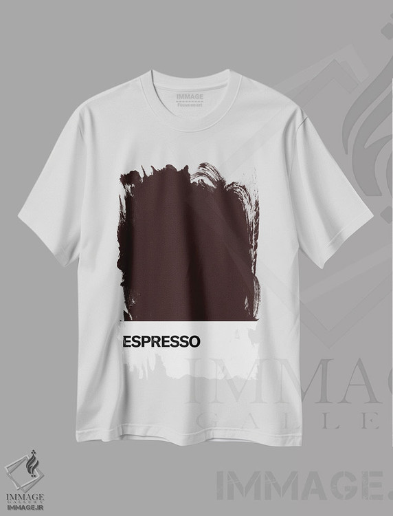 تیشرت طرح دار اسپرسو، تزئینی اثر آوی سیکس | immage.ir