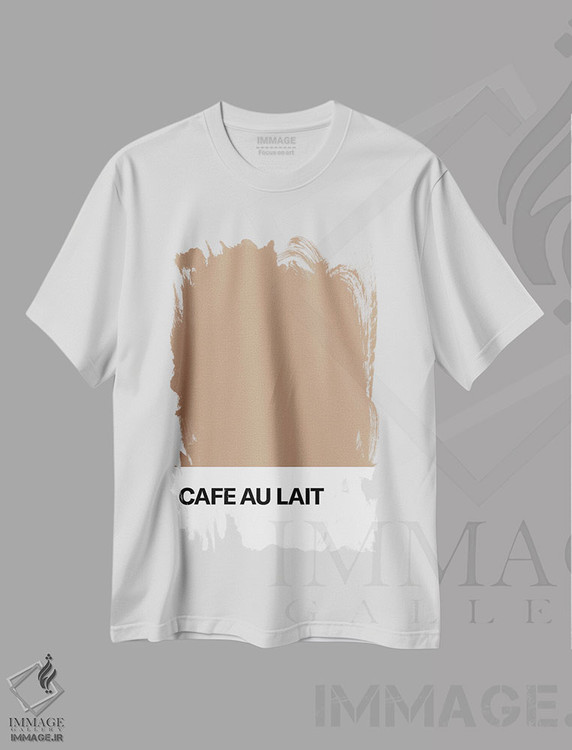 تیشرت طرح دار کافه او لِ، تزئینی اثر آوی سیکس | immage.ir