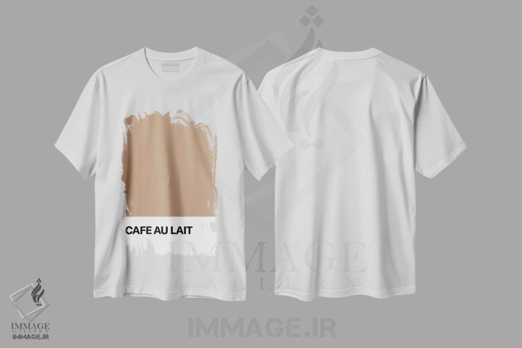 تیشرت طرح دار کافه او لِ، تزئینی اثر آوی سیکس | immage.ir