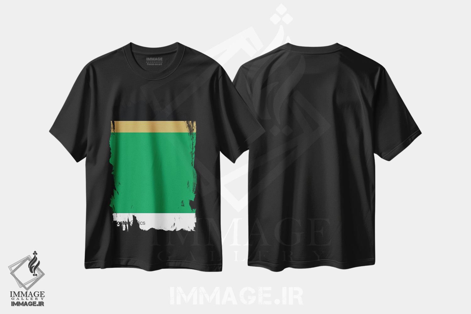 تیشرت طرح دار بسکتبال بوستون سلتیکس، تزئینی اثر آوی سیکس | فروشگاه ایماژ