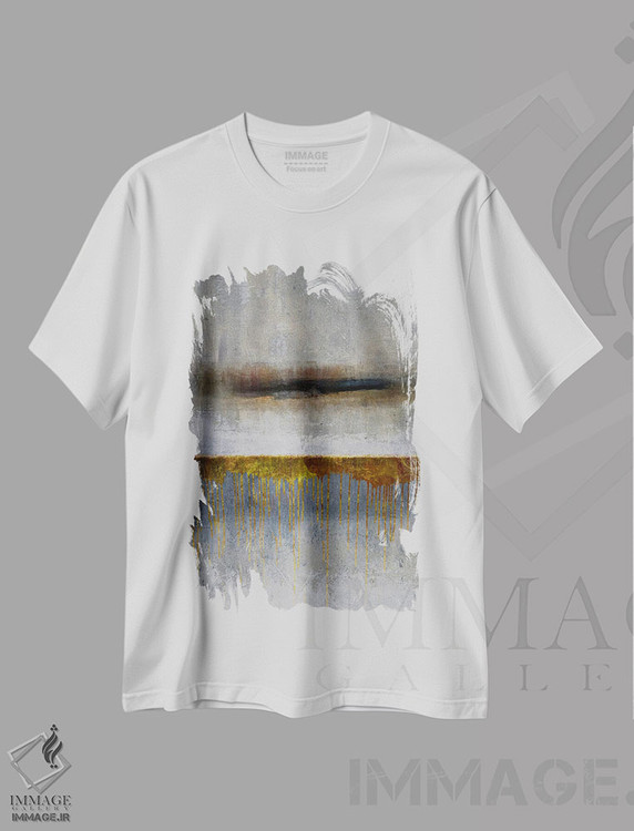 تیشرت طرح دار نقاشی روغنی رترو II، آبستره اثر آرسی بسی | immage.ir