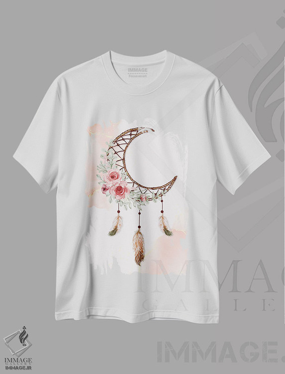 تیشرت طرح دار گیرنده رویا: هنر قبیله ای، دکور بوهمی اثر آرسی بسی | immage.ir