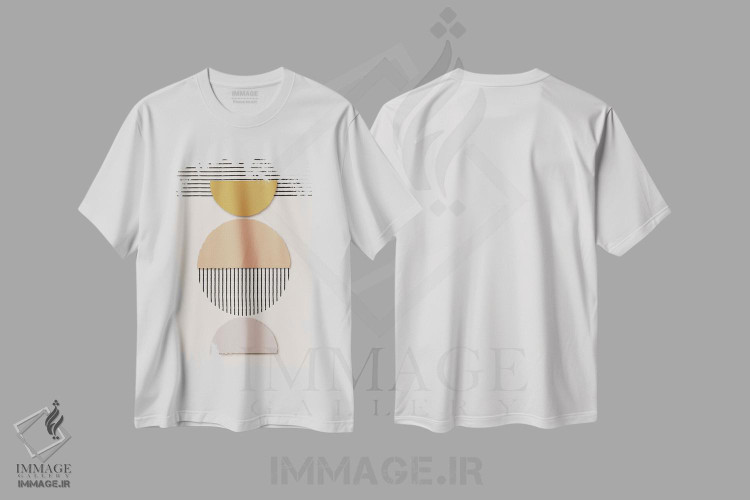 تیشرت طرح دار هنر میانه قرن III اثر آرسی بسی | immage.ir
