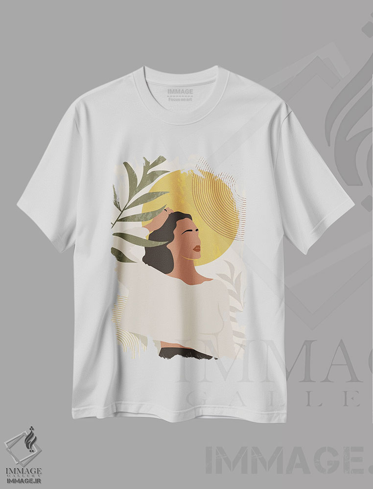 تیشرت طرح دار پرتره بوهو I، دکور بوهمی اثر آرسی بسی | immage.ir