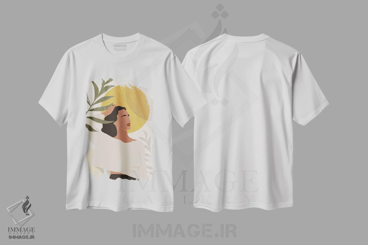 تیشرت طرح دار پرتره بوهو I، دکور بوهمی اثر آرسی بسی | immage.ir