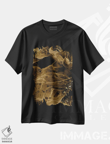 تیشرت طرح دار دود ساتن II اثر آرسی بسی | فروشگاه ایماژ